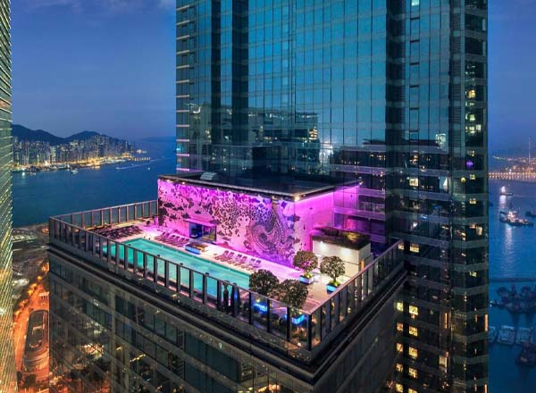 Rooftop bar W Hong Kong in Hong Kong