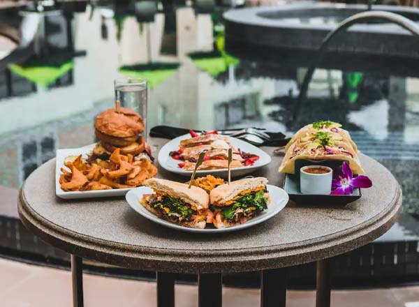 Rooftop bar Market Street Bar at Hyatt Centric in Houston