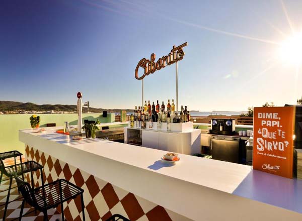 Rooftop bar Malecon at Cubanito in Ibiza