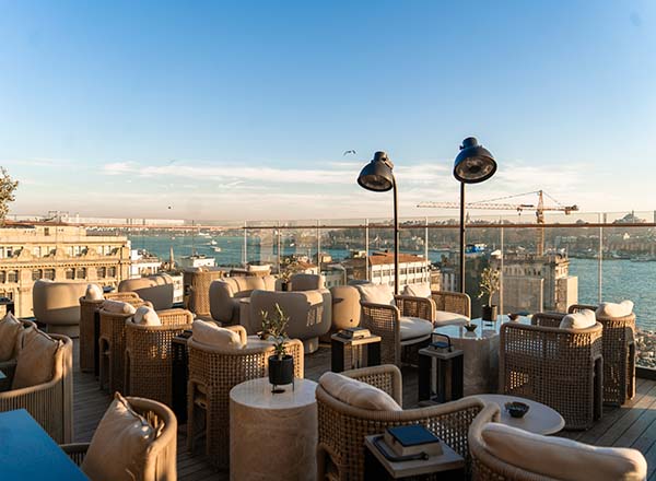 Rooftop bar Istanbul The Bank Roof Bar in Istanbul