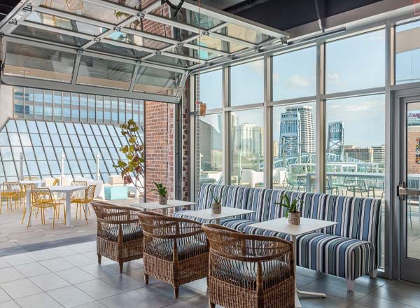 Rooftop bar Estrella Cocina in Jacksonville