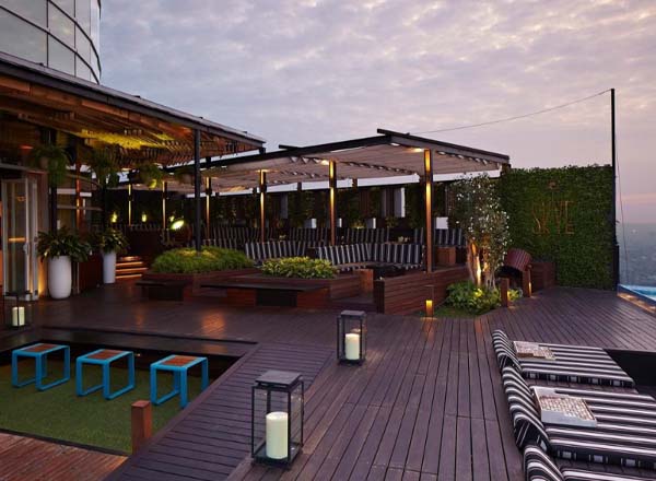 Rooftop bar SKYE Jakarta in Jakarta