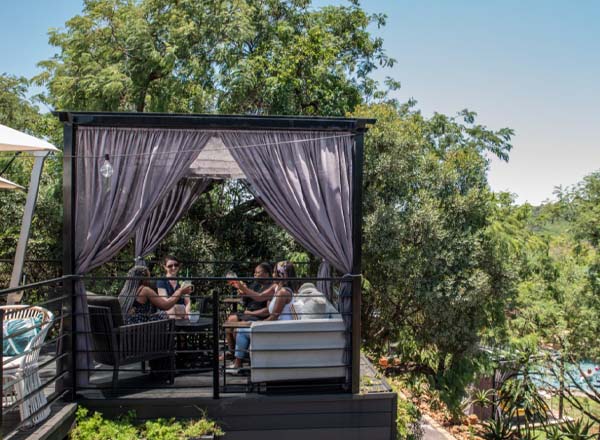Rooftop bar E|Bar at Thaba Eco Hotel in Johannesburg