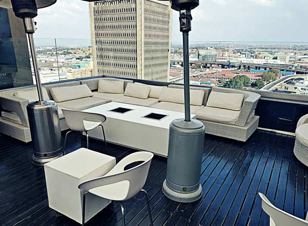 Rooftop bar Elevate in Johannesburg
