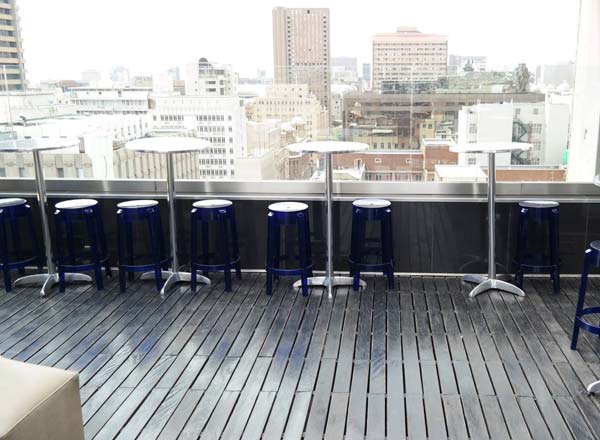 Rooftop bar Elevate in Johannesburg