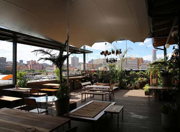 Rooftop bar Living Room in Johannesburg