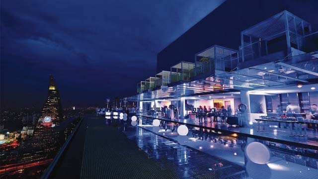 Rooftop bar U-bar at Invito Hotel in Kuala Lumpur