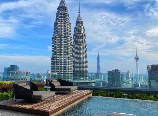Rooftop bar Like Home KL in Kuala Lumpur