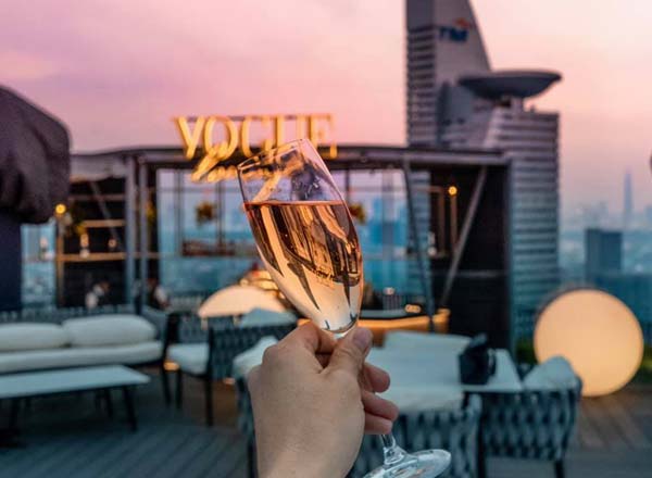Rooftop bar Vouge Lounge in Kuala Lumpur