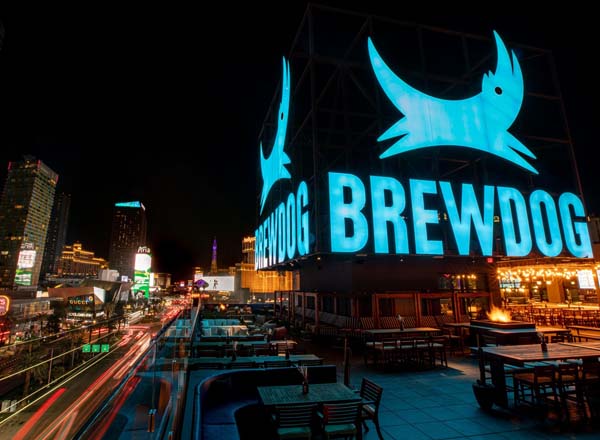 Rooftop bar BrewDog Las Vegas in Las Vegas
