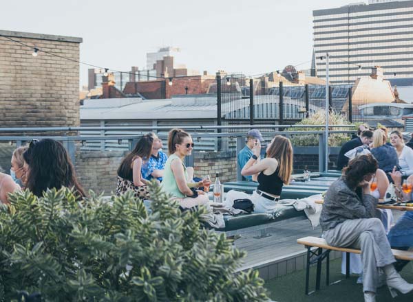 Rooftop bar Headrow House in Leeds