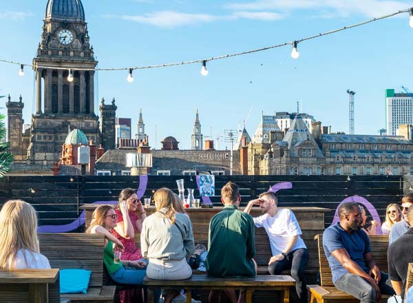 Rooftop bar IF ROOFTOP in Leeds