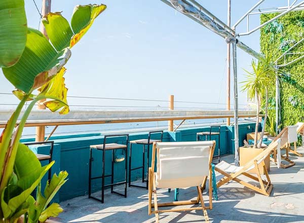 Rooftop bar Ferroviário in Lisbon