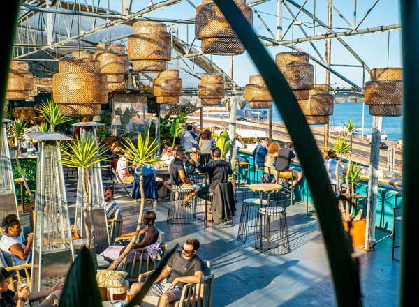Rooftop bar Ferroviário in Lisbon
