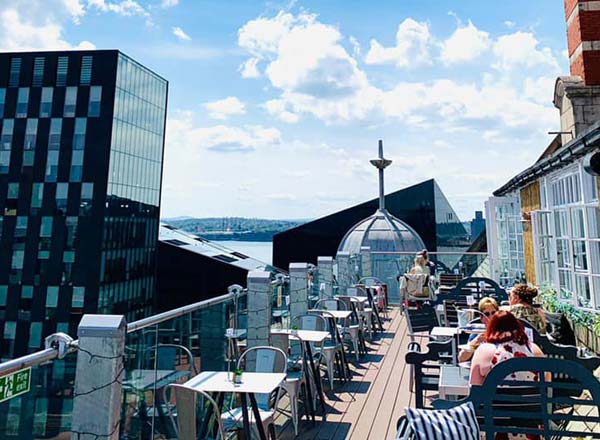 Rooftop bar Carpathia Rooftop in Liverpool