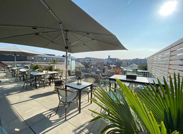 Rooftop bar FIVE in Liverpool