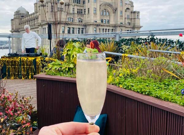 Rooftop bar Goodness Gracious Roof Garden in Liverpool