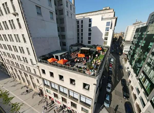 Rooftop bar Liberté in Liverpool