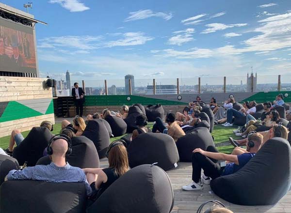 Rooftop bar Bar Elba in London