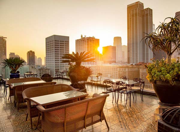 Rooftop bar Perch in Los Angeles