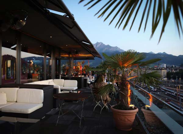 Rooftop bar Carlitos Rooftop Luzern in Lucerne