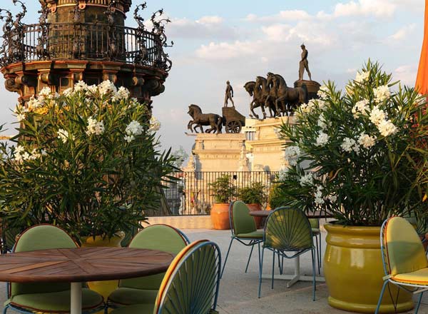 Rooftop bar Dani Brasserie in Madrid