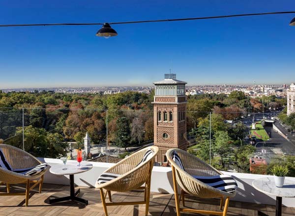 Rooftop bar El Cielo de Alcalá Rooftop Bar in Madrid