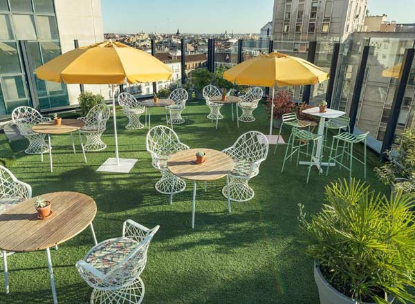 Rooftop bar La Terraza Generator in Madrid