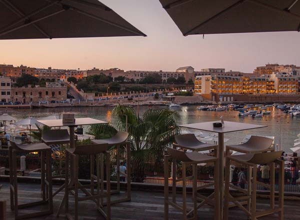 Rooftop bar Hugo's Terrace & Rooftop in Malta