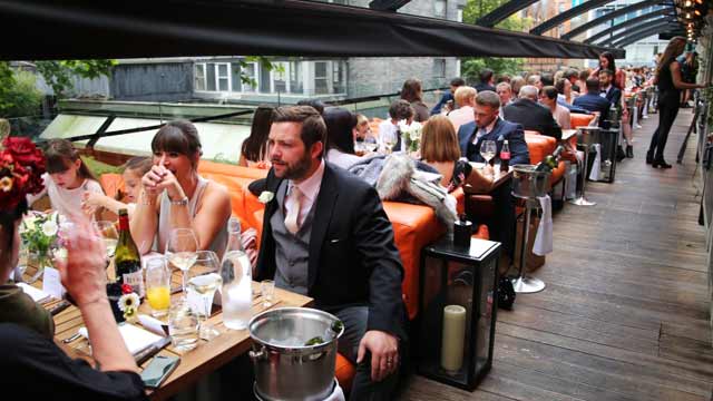 Rooftop bar Restaurant Bar & Grill in Manchester