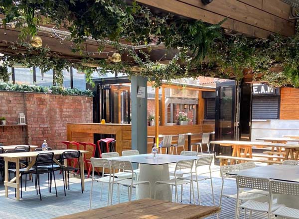 Rooftop bar Brickhouse Social in Manchester