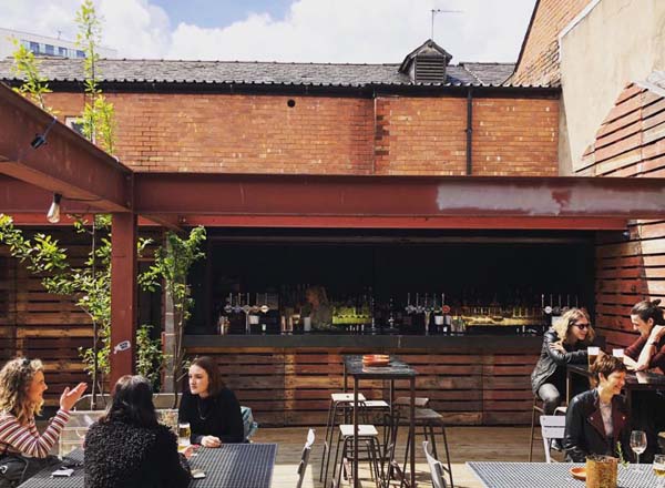 Rooftop bar Terrace NQ in Manchester