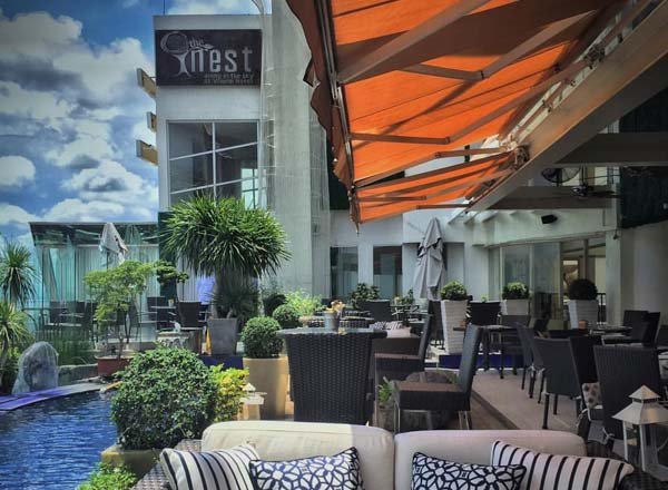 Rooftop bar The Nest Dining in the Sky in Manila