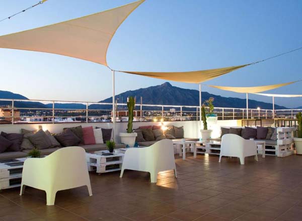 Rooftop bar NH Hotel San Pedro de Alcántara in Marbella