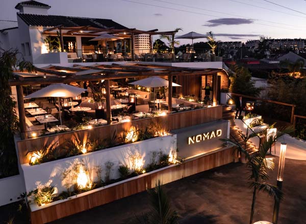 Rooftop bar Nomad Marbella in Marbella