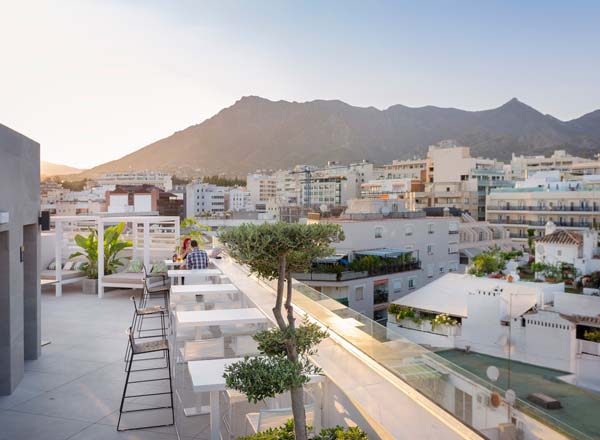 Rooftop bar Rooftop Bar at Hotel Lima in Marbella