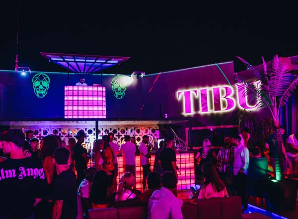 Rooftop bar TIBU in Marbella