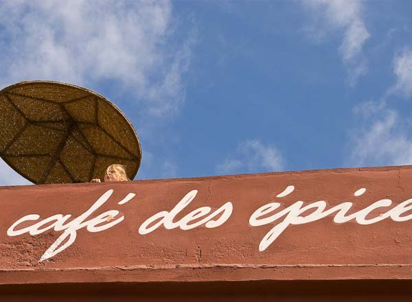Rooftop bar Café Des Épices in Marrakech