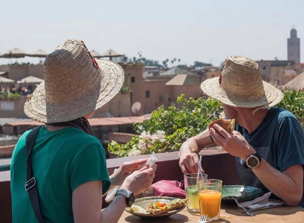 Rooftop bar Café Des Épices in Marrakech