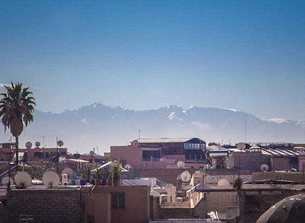 Rooftop bar Café Des Épices in Marrakech