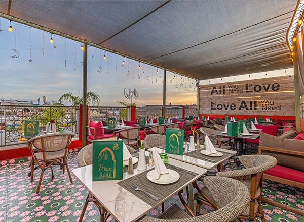 Rooftop bar Koulchi Zine in Marrakech