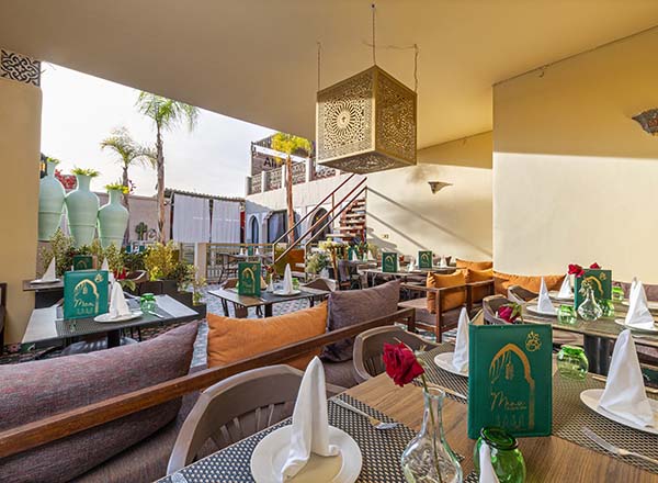Rooftop bar Koulchi Zine in Marrakech
