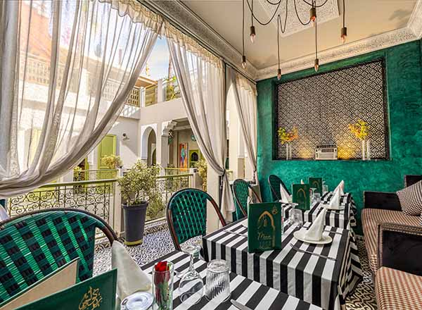 Rooftop bar Koulchi Zine in Marrakech