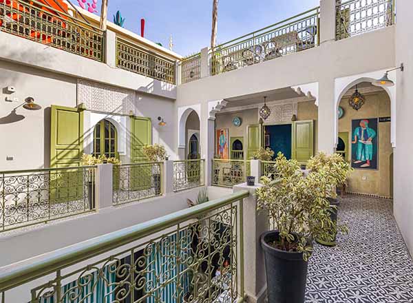 Rooftop bar Koulchi Zine in Marrakech