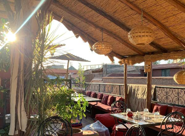 Rooftop bar L’Amazigh Rooftop in Marrakech