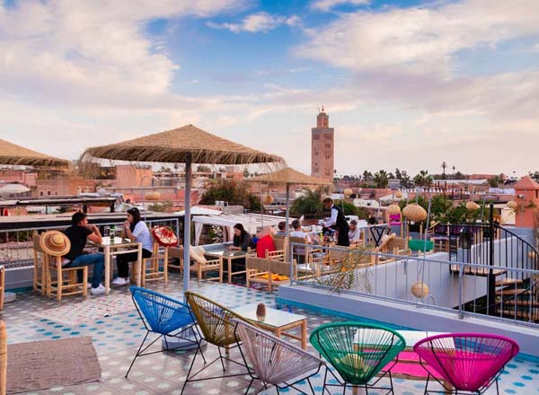 Rooftop bar M Rooftop in Marrakech