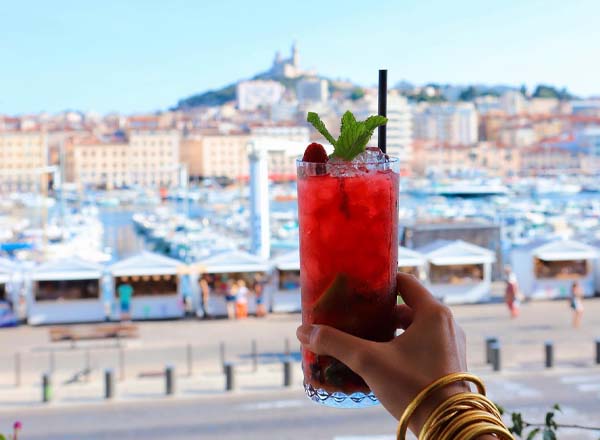 Rooftop bar Bar La Caravelle in Marseille
