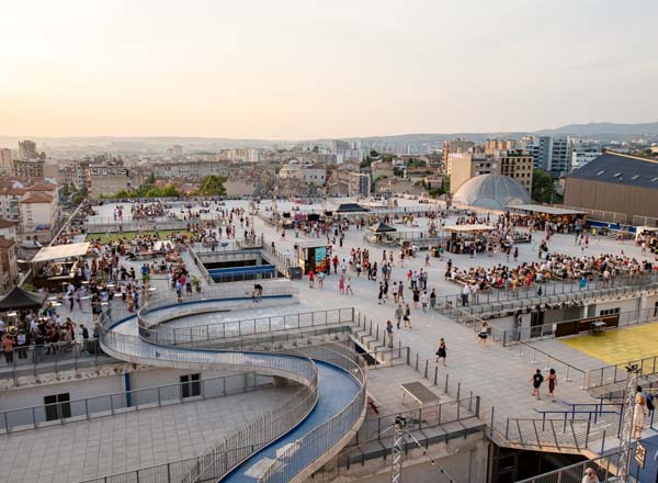 Rooftop bar Friche la Belle de Mai in Marseille