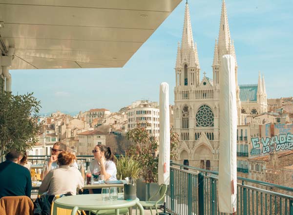 Rooftop bar Les Réformés Rooftop in Marseille