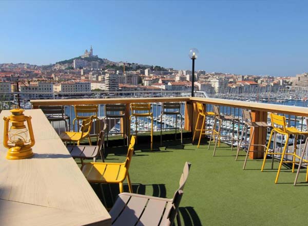 Rooftop bar Hôtel Hermès Rooftop in Marseille